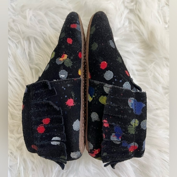 Monkey Feet Paint Splatter Moccasins - Picture 4 of 9